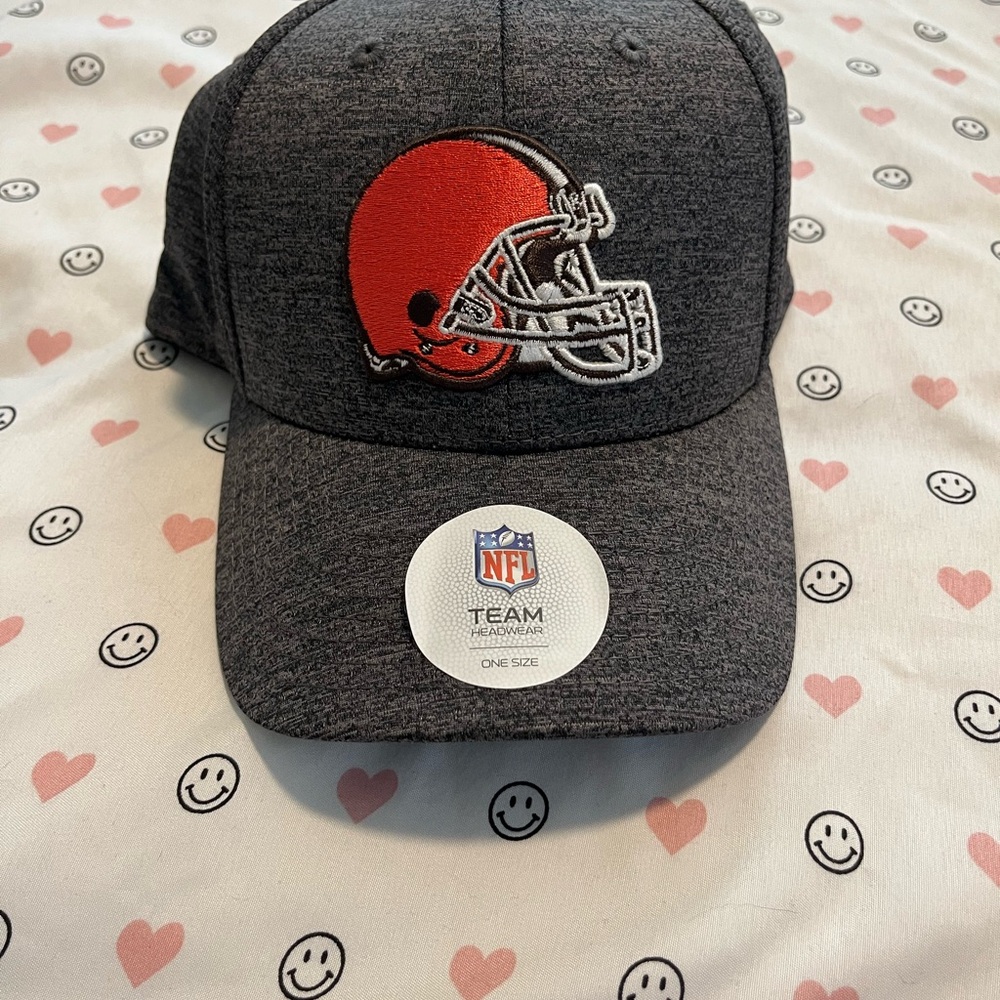 NFL Gray Cap with Red Helmet Logo